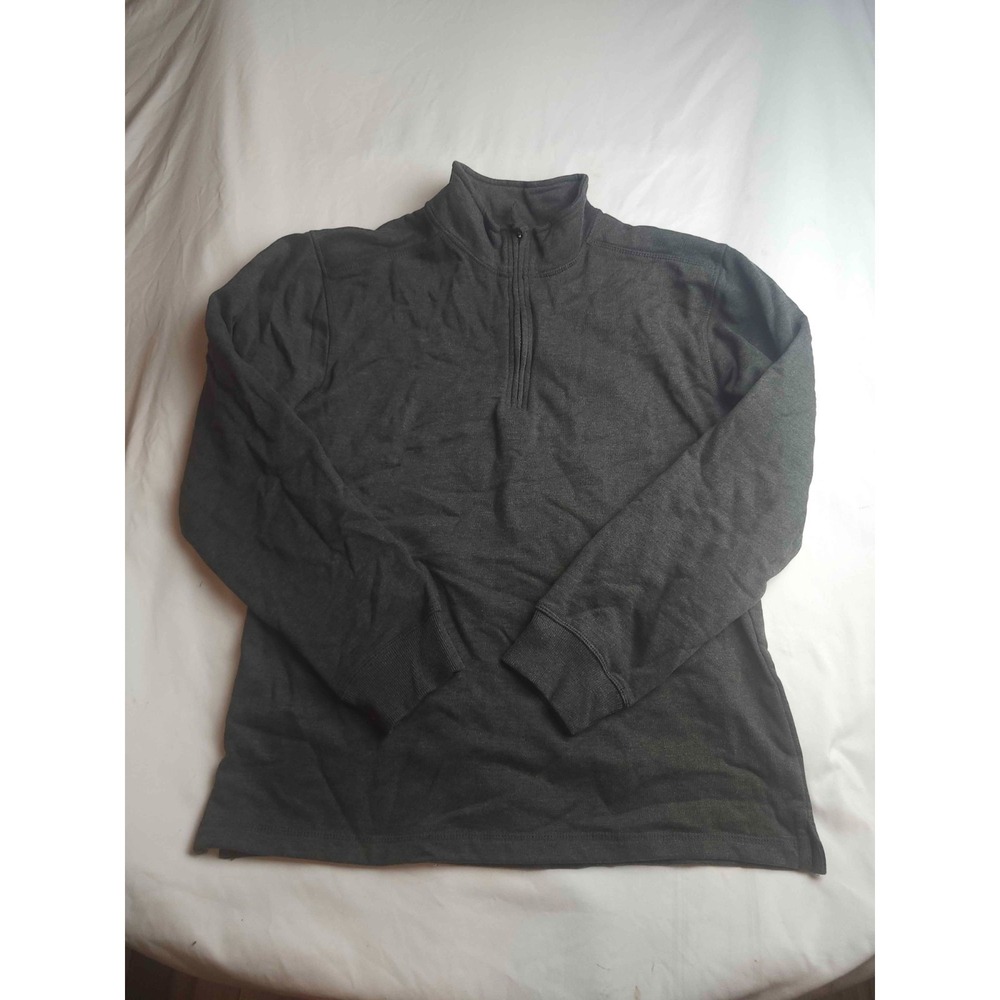 Blue Mountain Sweater Mens M Gray Knit Preppy Urban Basics Layering Pullover